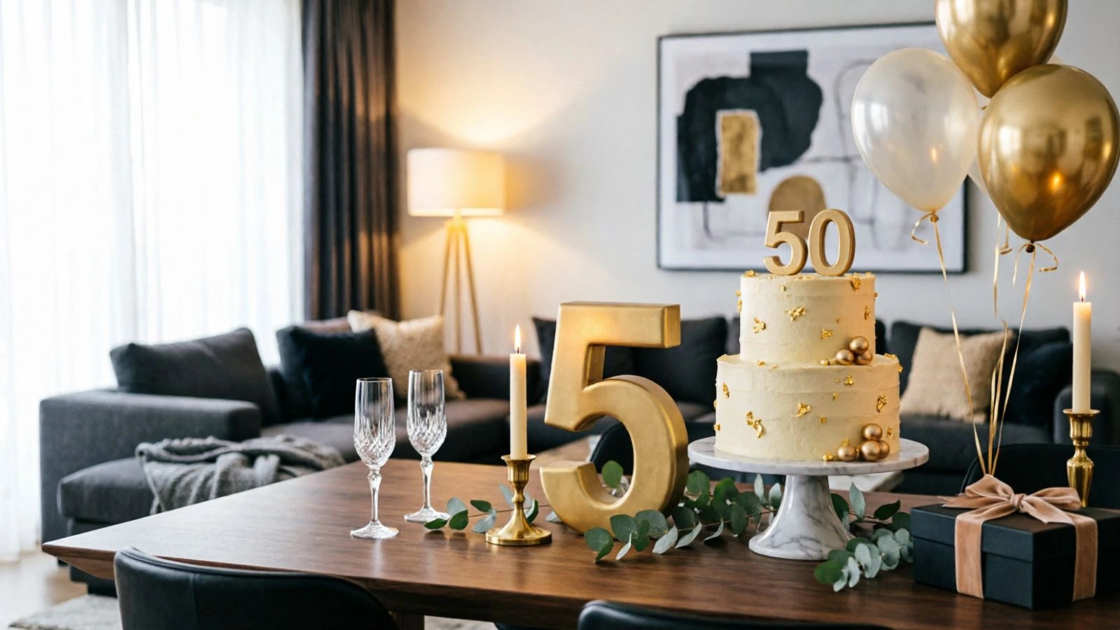 50th Birthday Party Ideas Ror A Man at Home