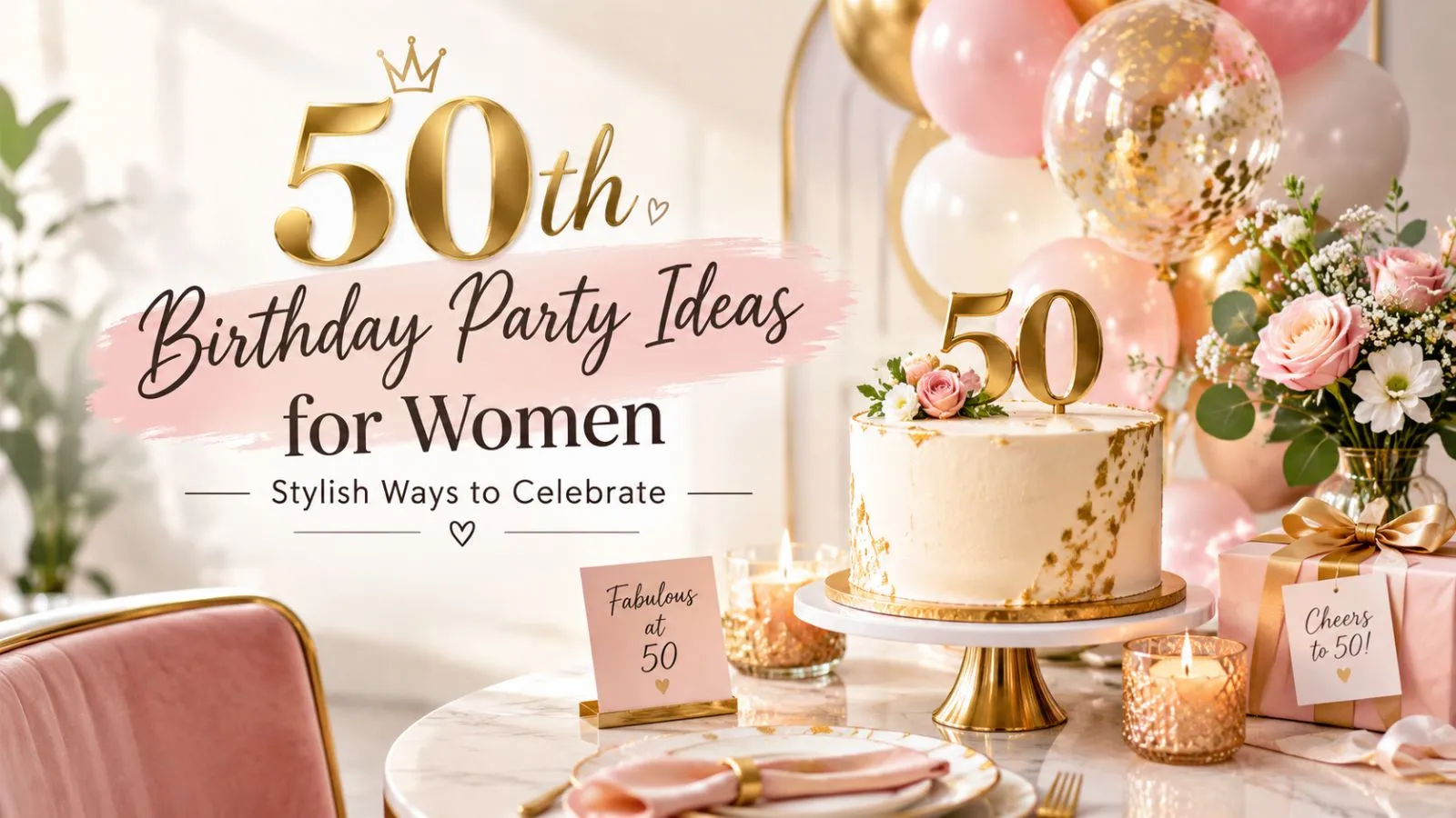 50th Birthday Party Ideas For Women