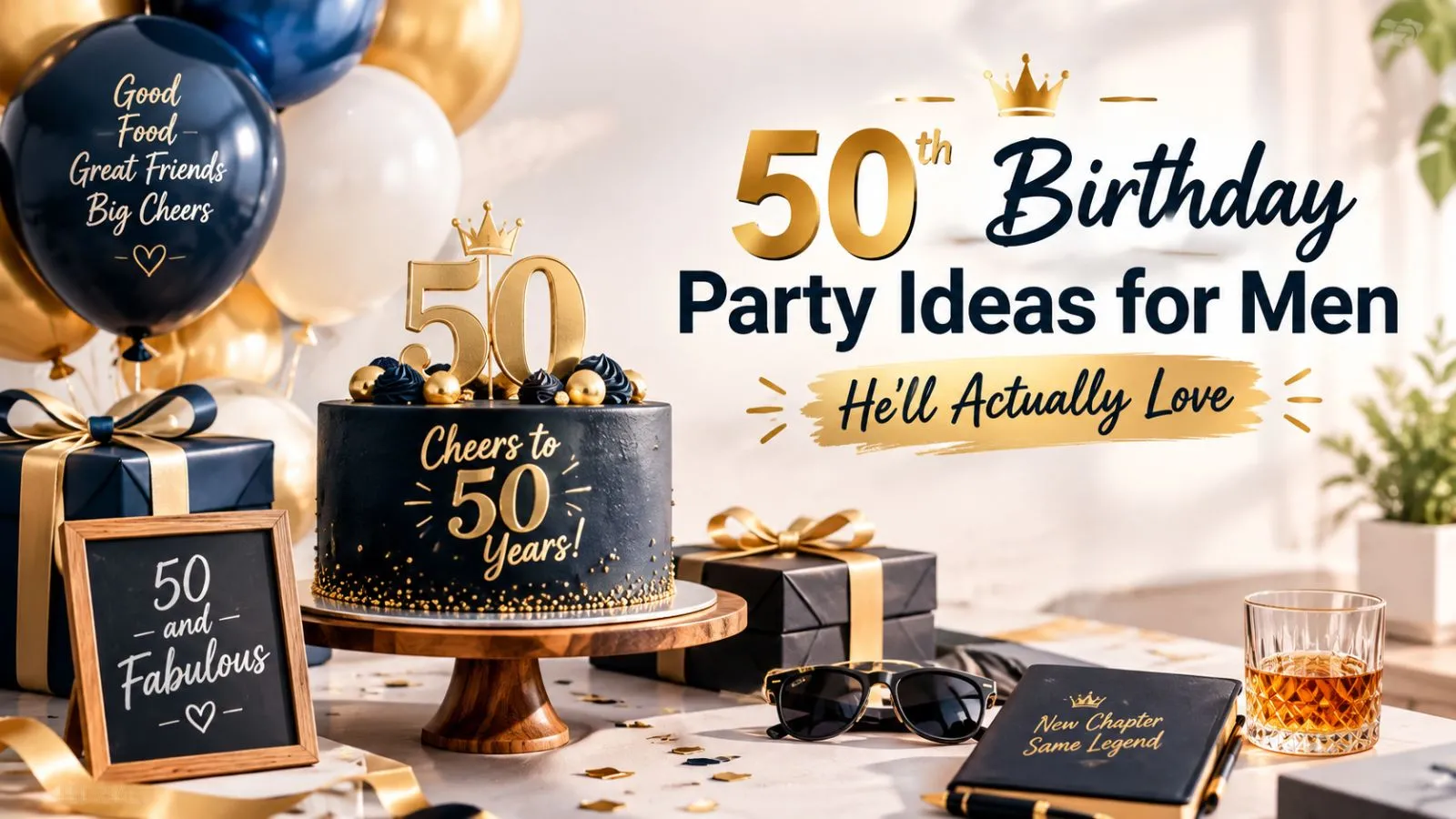 50th Pirthday Party Ideas For Men