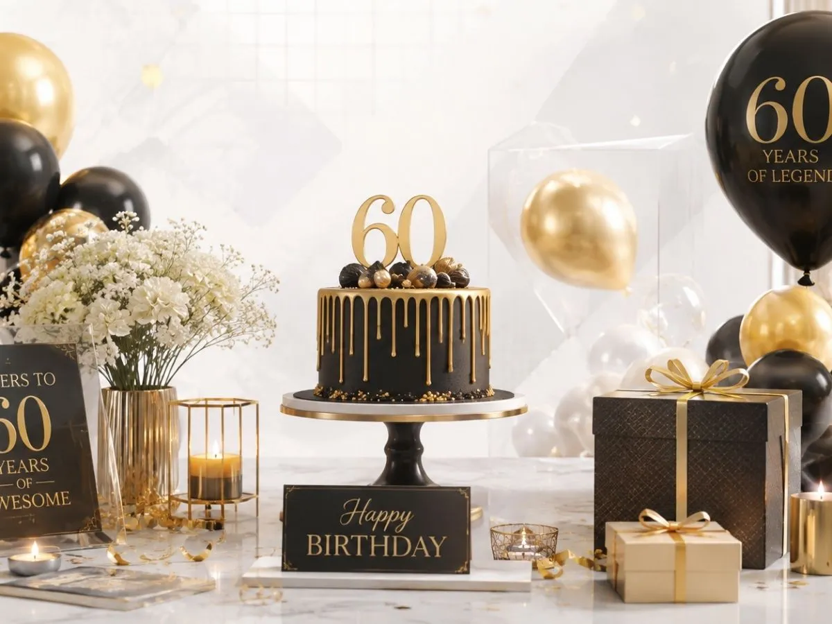 60th Birthday Decoration Ideas for Men