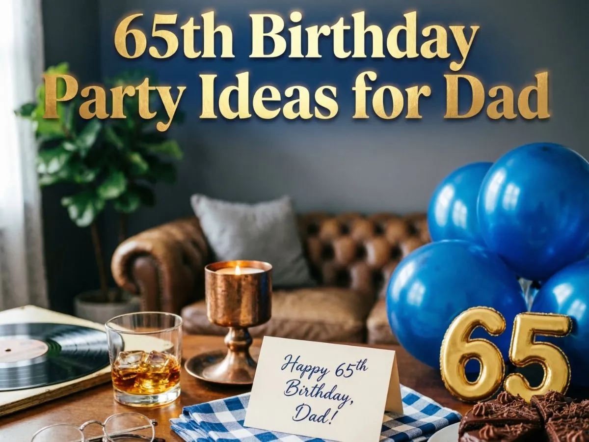 65th Birthday Party Ideas for Dad