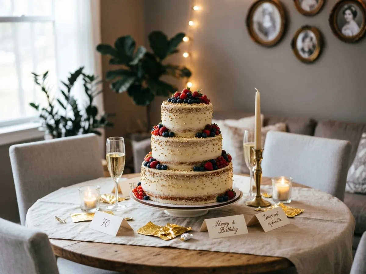 70th Birthday Party Ideas for a Small Gathering