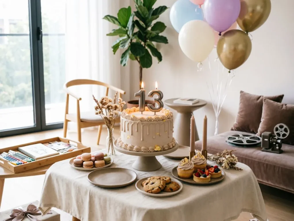At Home 13th Birthday Party Ideas
