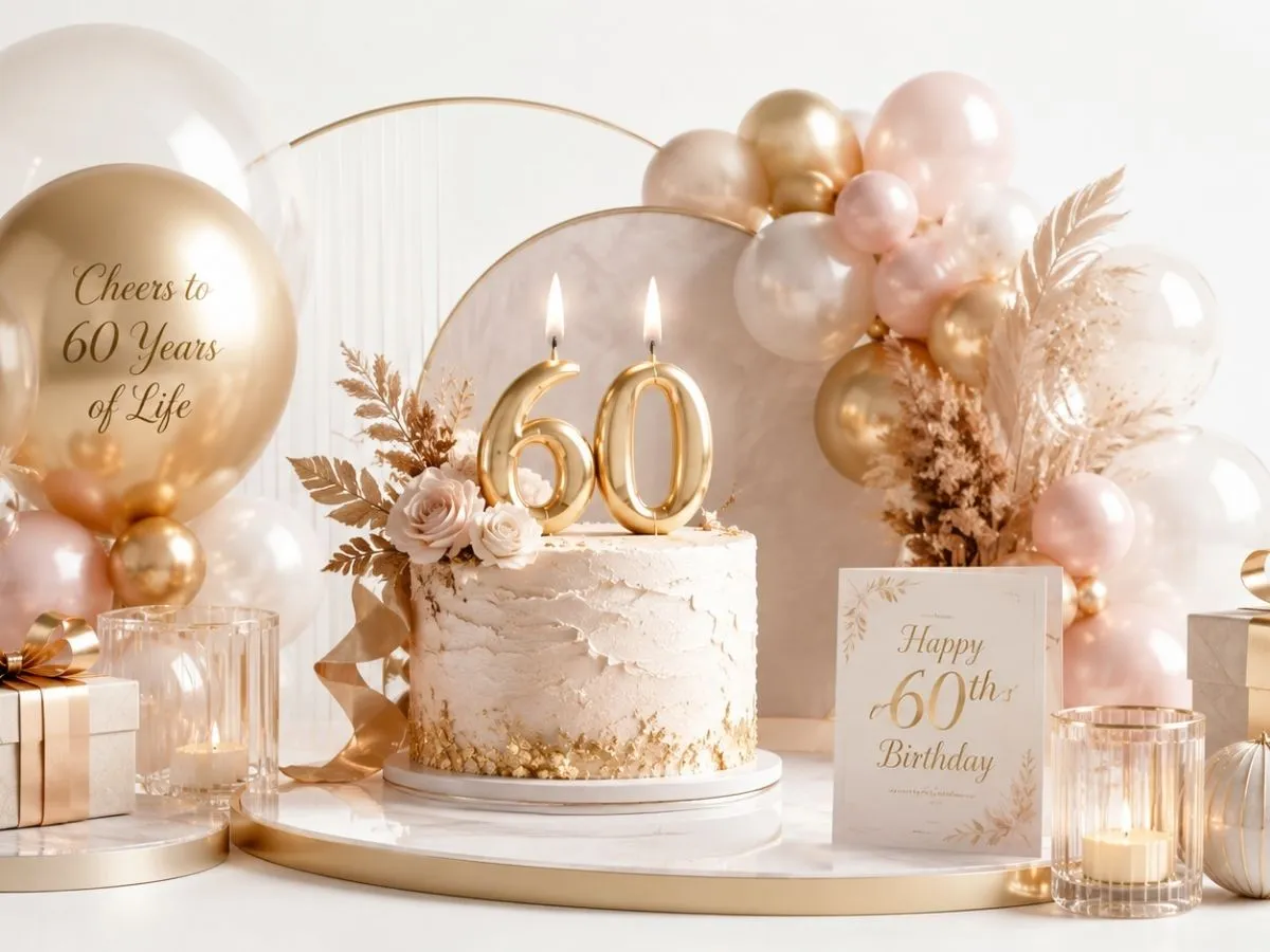 Elegant 60th Birthday Party Ideas