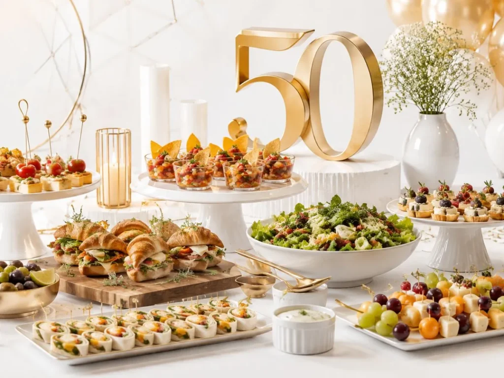 Food Ideas for a 50th Birthday Party at Home