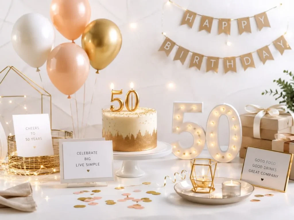Low Budget 50th Birthday Ideas for a Man at Home
