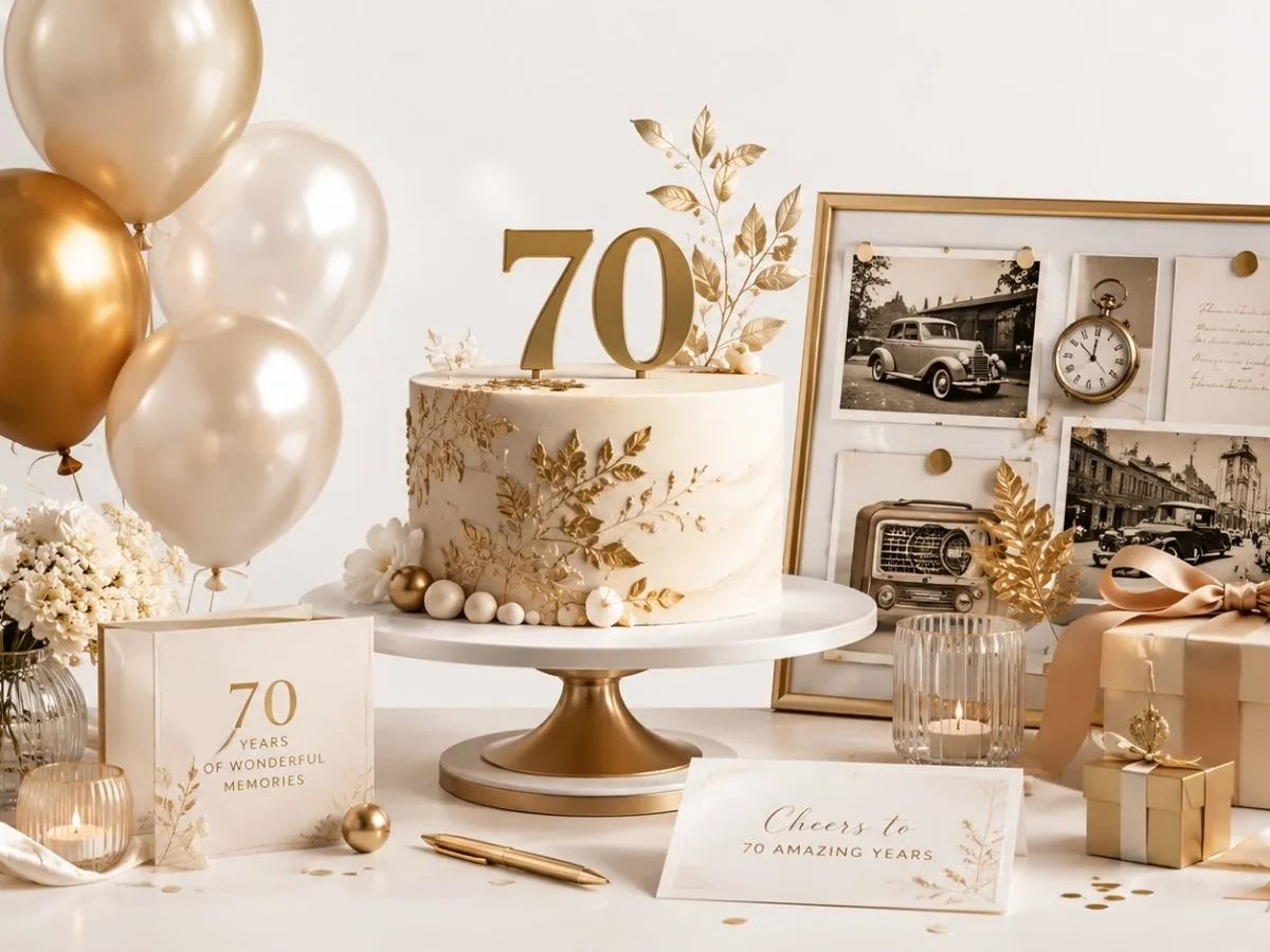Nostalgic 70th Birthday Party Ideas