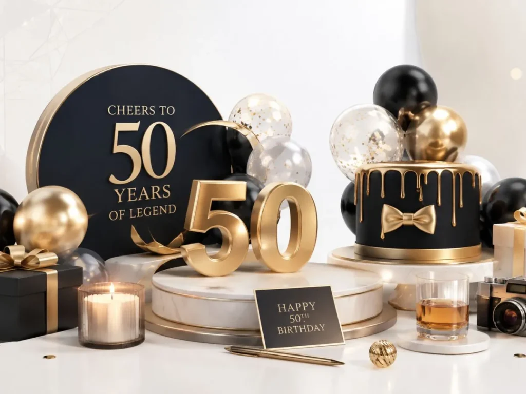 Unique 50th Birthday Party Themes for Him