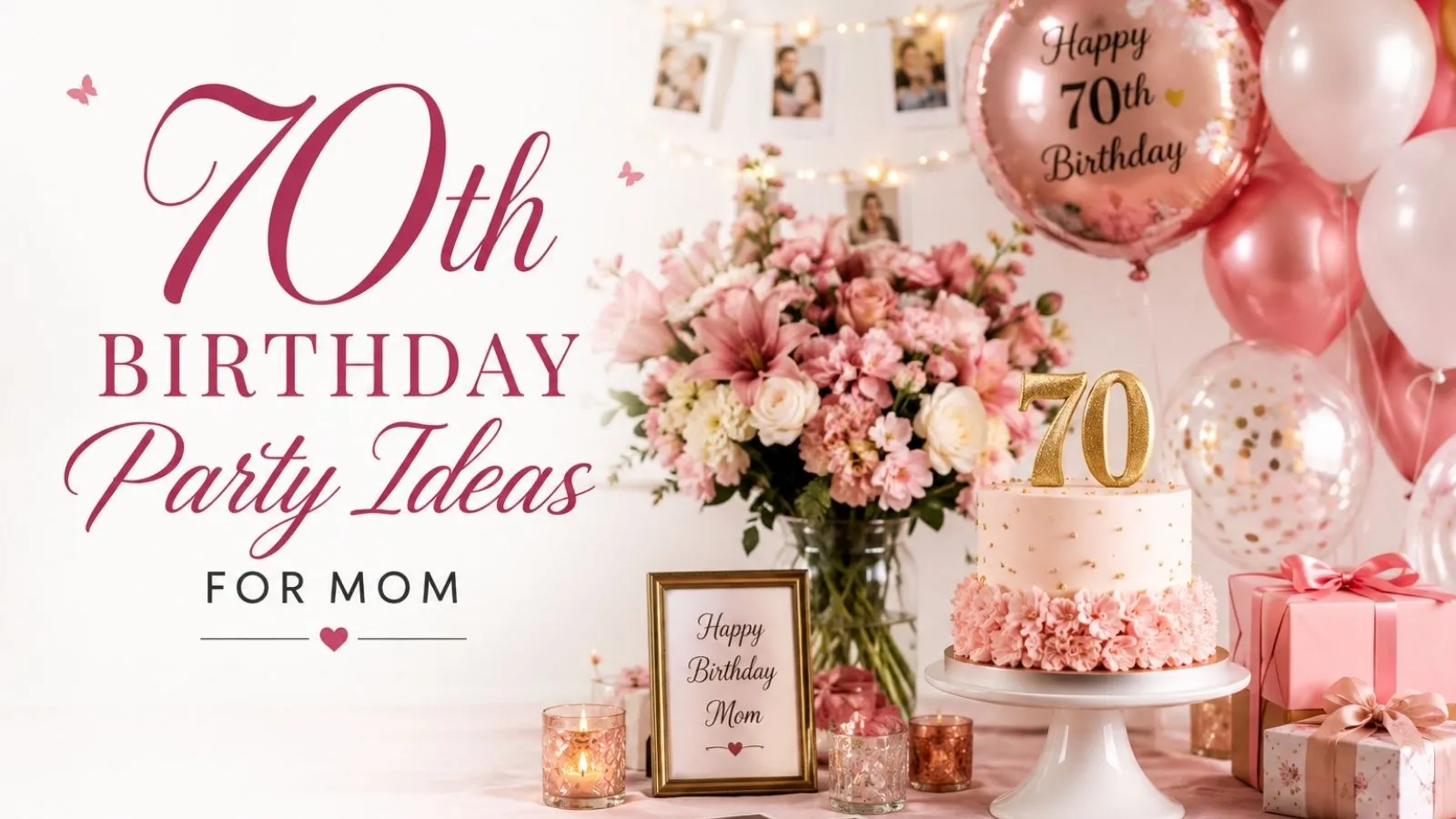 70th Birthday Party Ideas For Mom