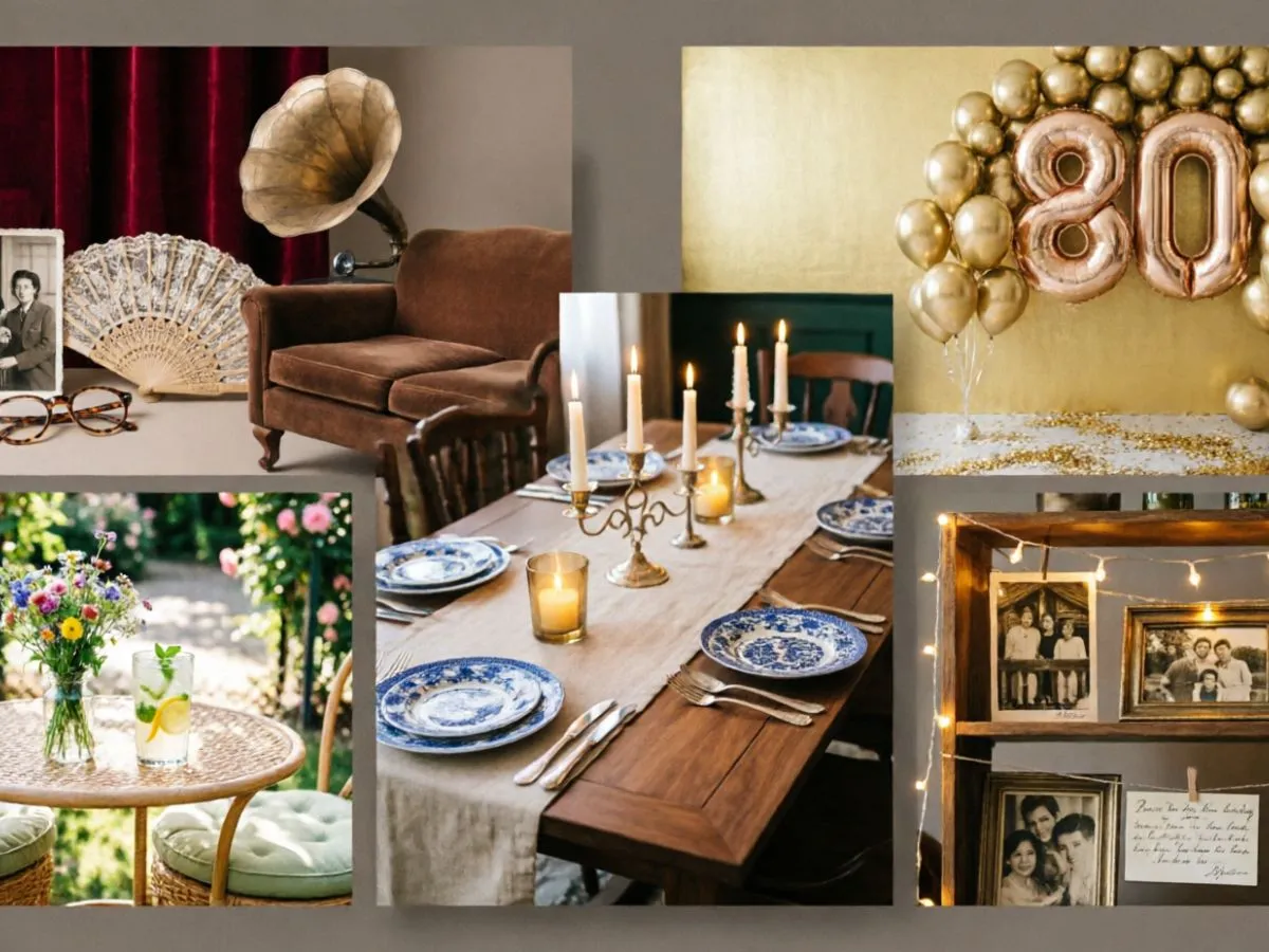 80th Birthday Party Themes