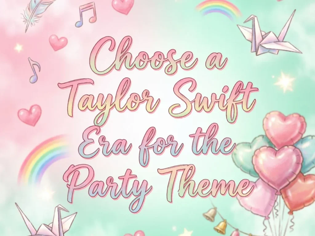 Choose a Taylor Swift Era for the Party Theme