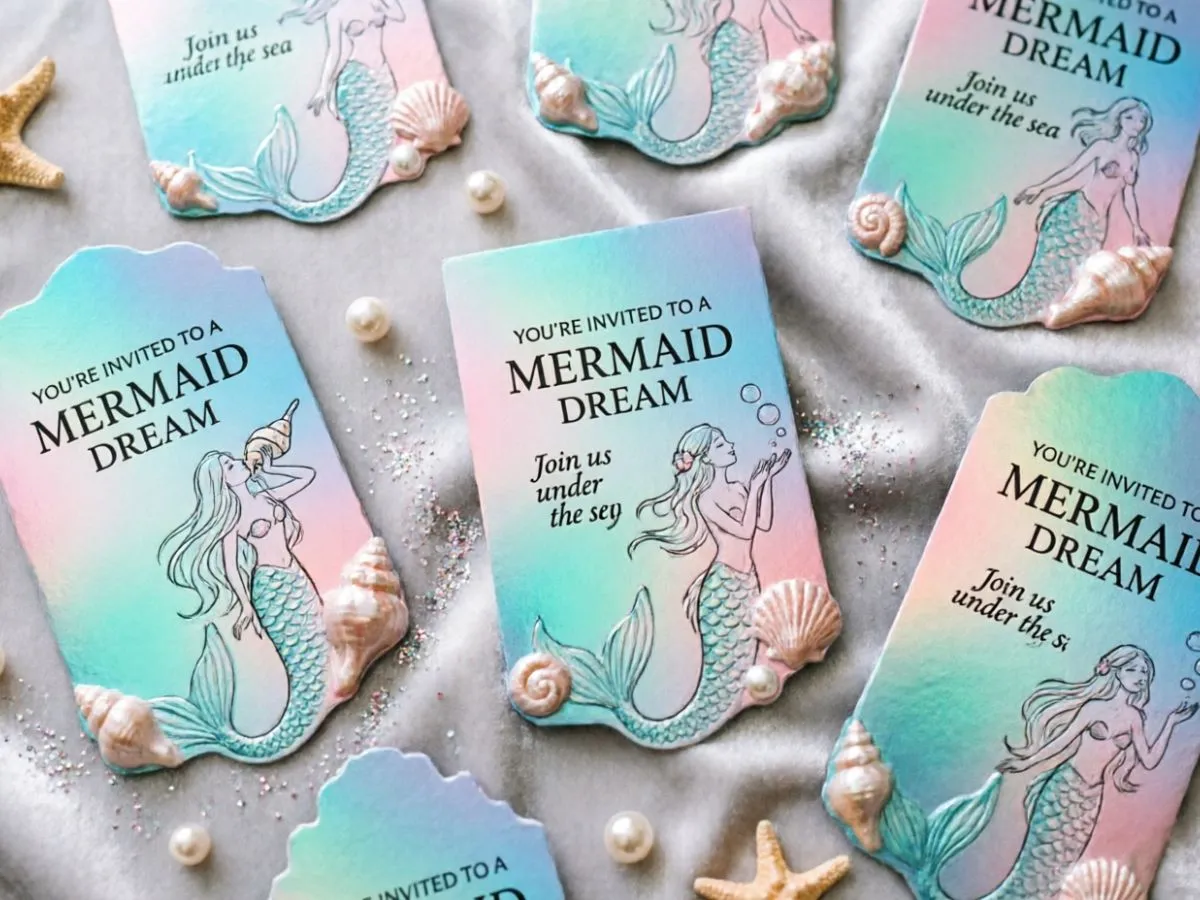 Choose Mermaid Invitations That Set the Theme