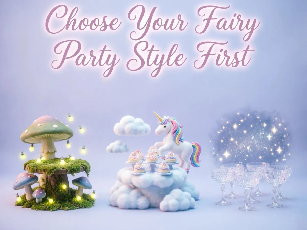 Choose Your Fairy Party Style First