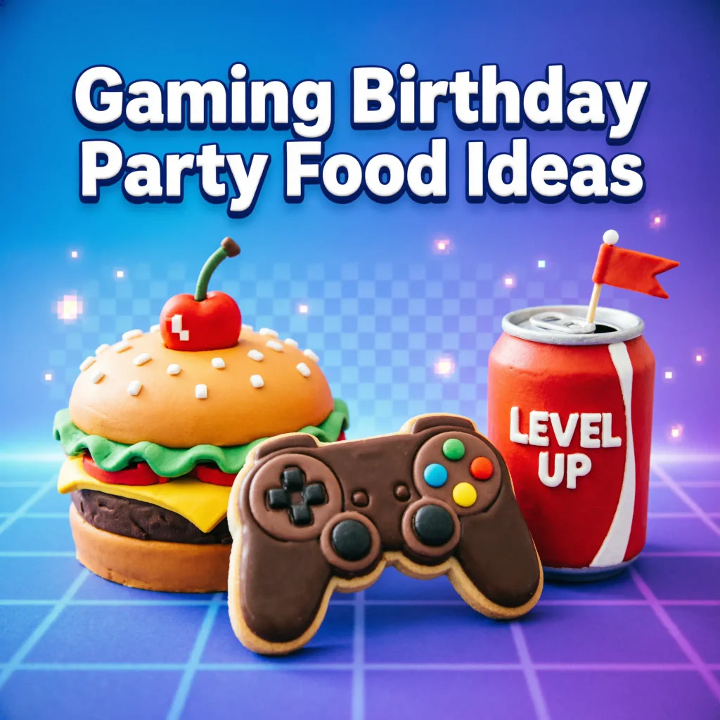 Gaming Birthday Party Food Ideas