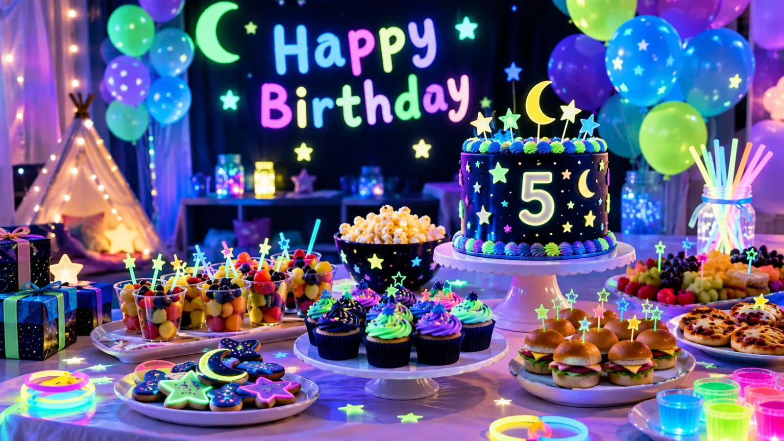 Glow In The Dark Birthday Party Ideas