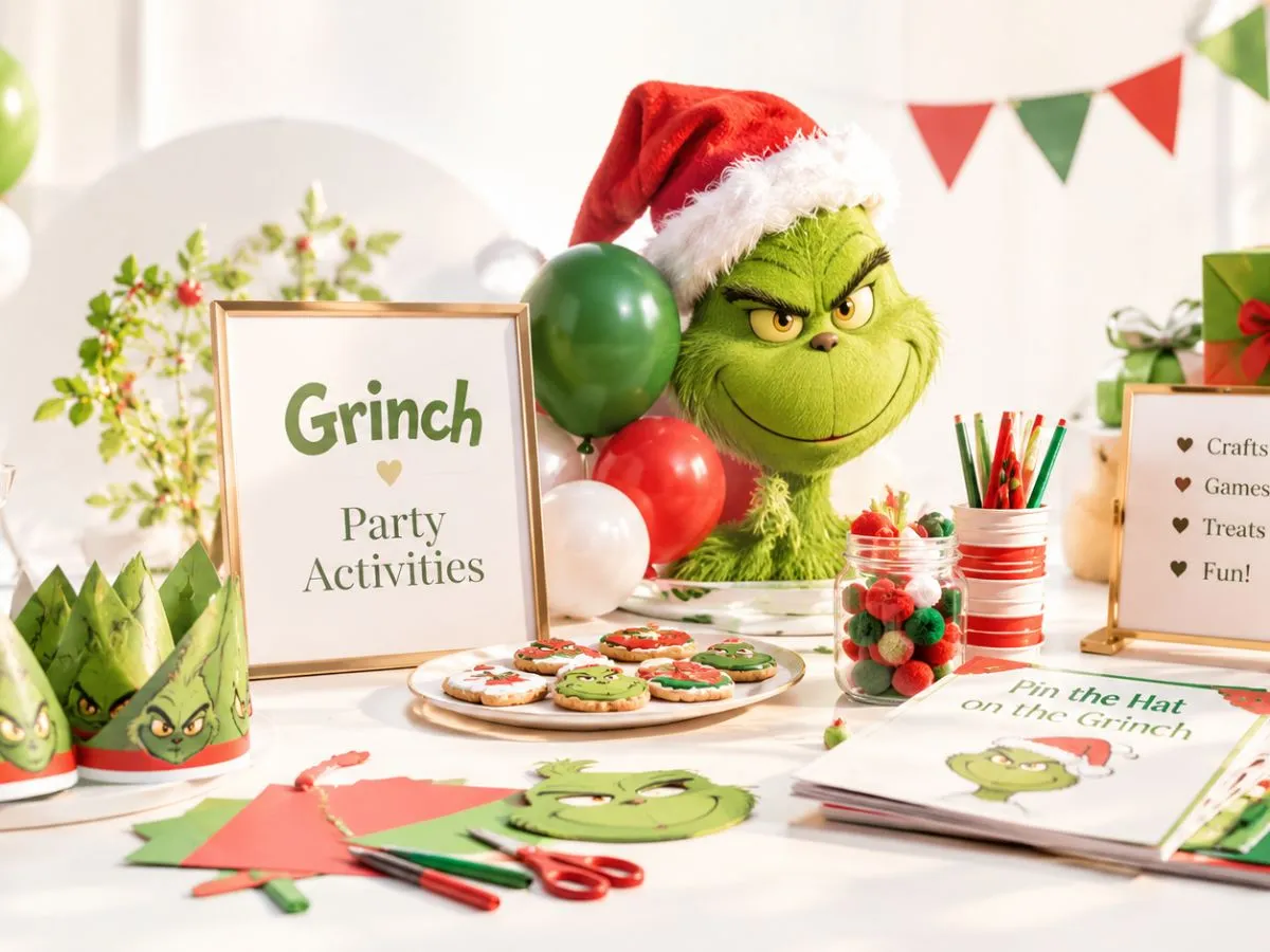 Grinch Birthday Party Activities