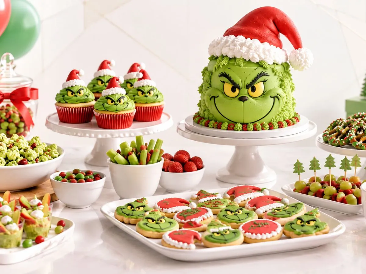 Grinch Birthday Party Food Ideas