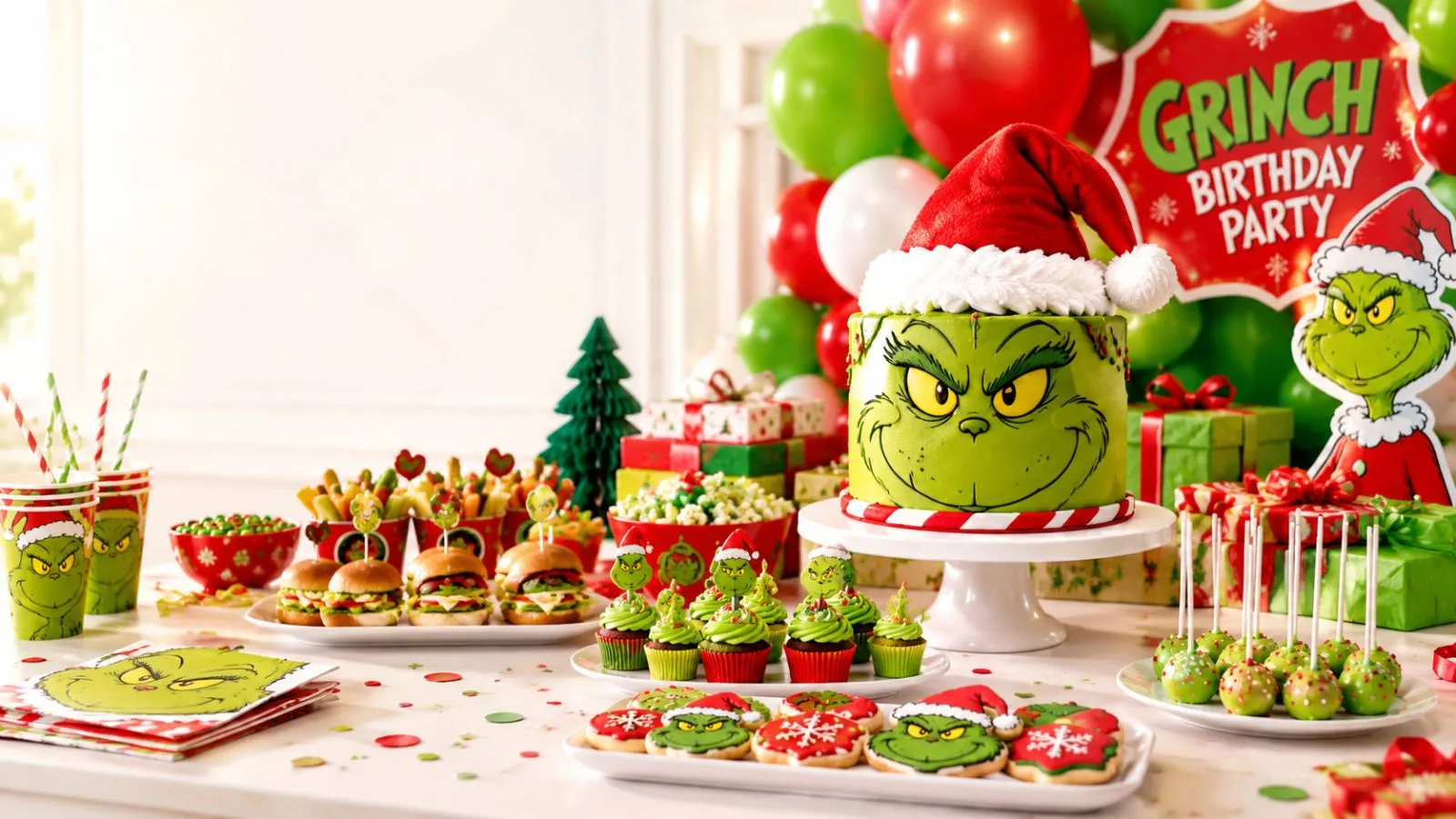 Grinch Birthday Party Ideas