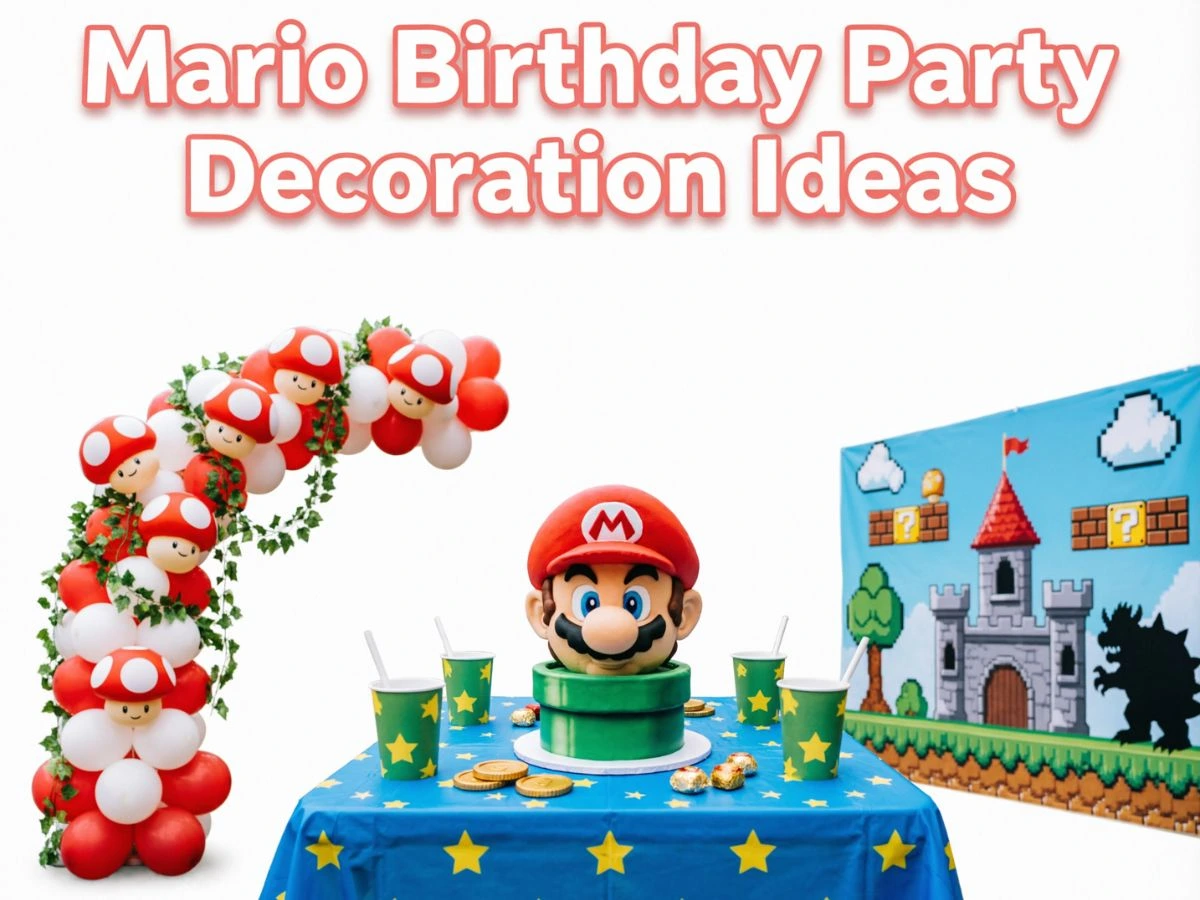 Mario Birthday Party Decoration Ideas