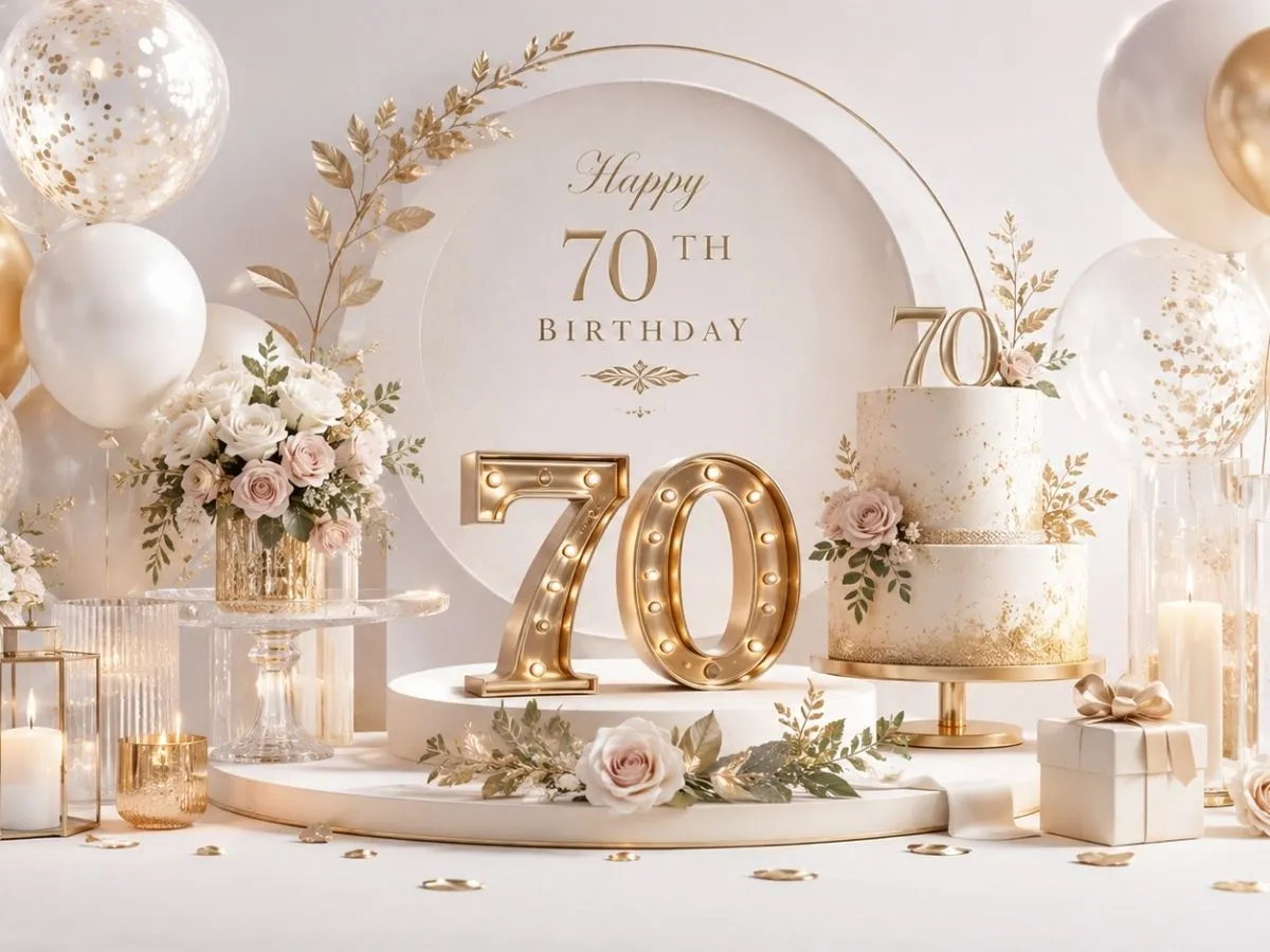 Meaningful 70th Birthday Decorations