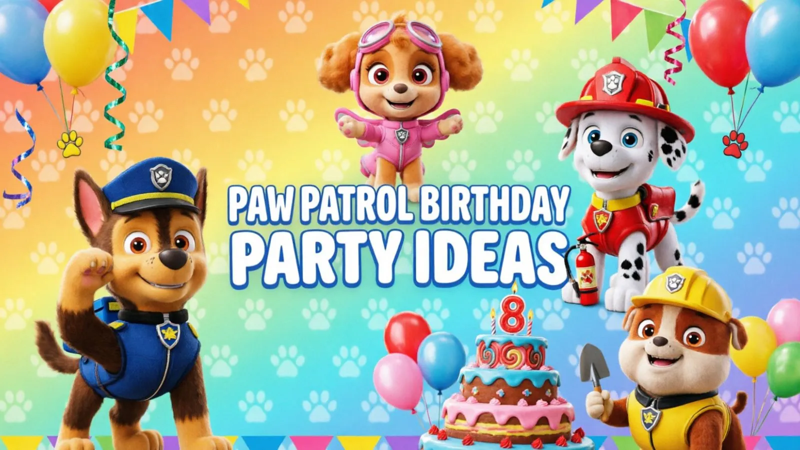 Paw Patrol Birthday Party Ideas