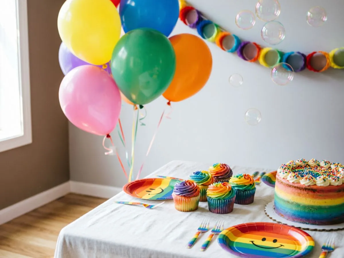 Rainbow Birthday Party Ideas by Budget
