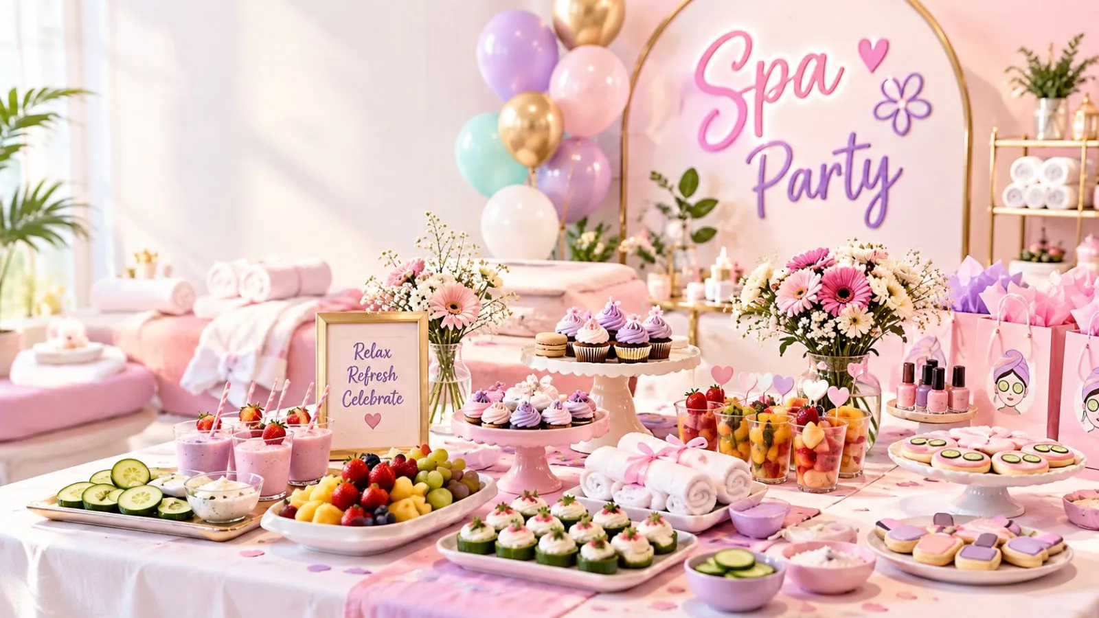 Spa Birthday Party Ideas