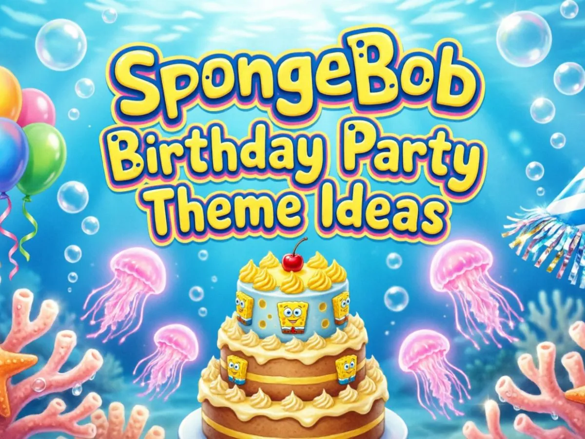 SpongeBob Birthday Party Theme Ideas