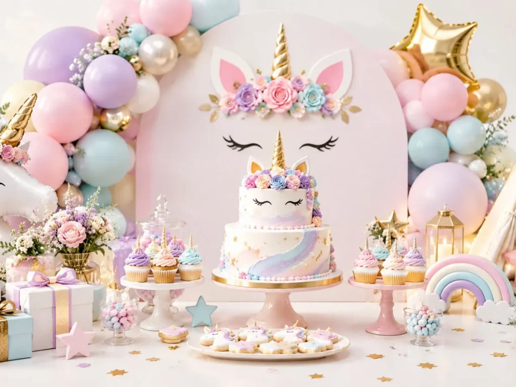Unicorn Birthday Party Decoration Ideas