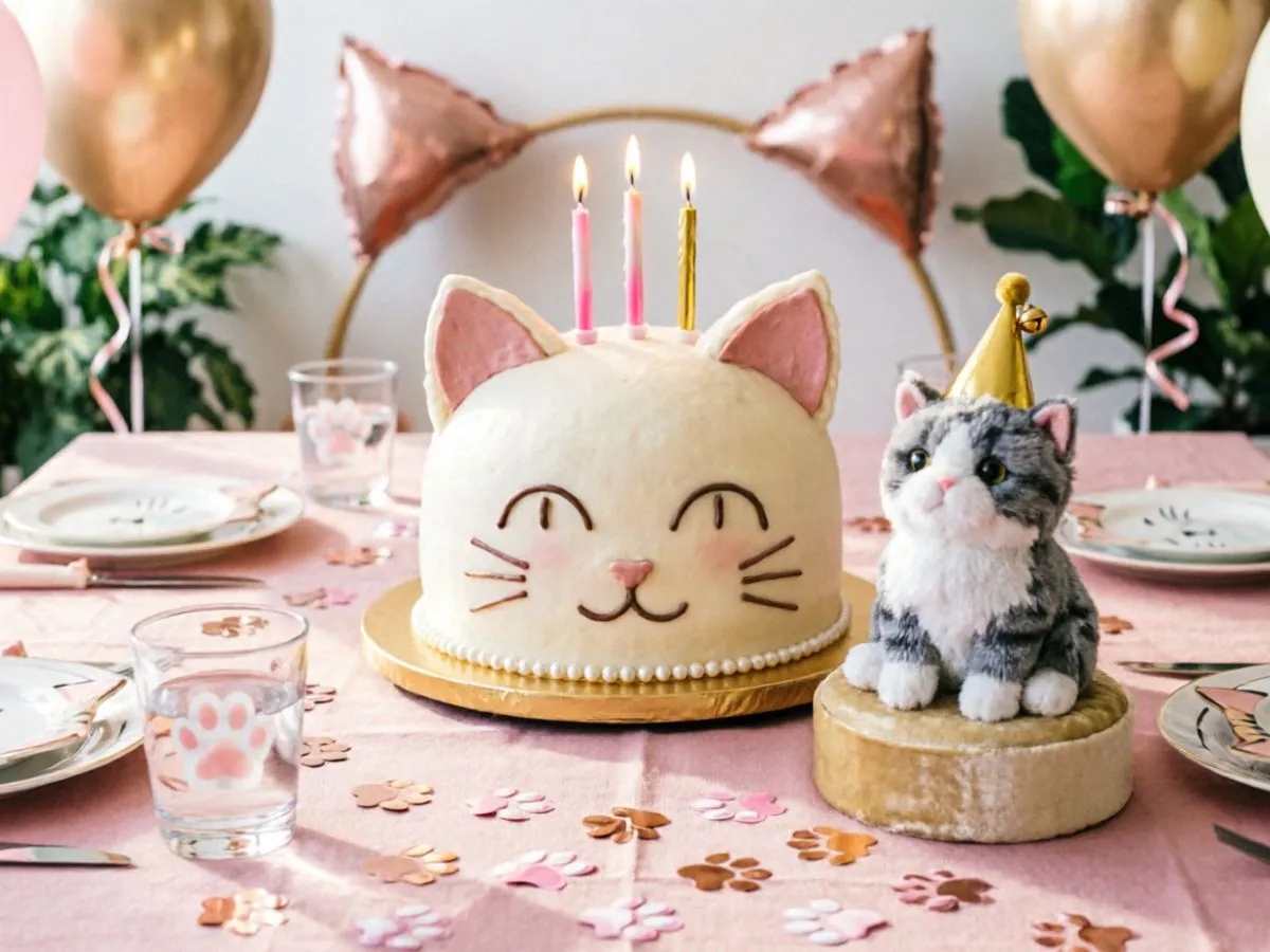 Cat Themed Birthday Table Ideas