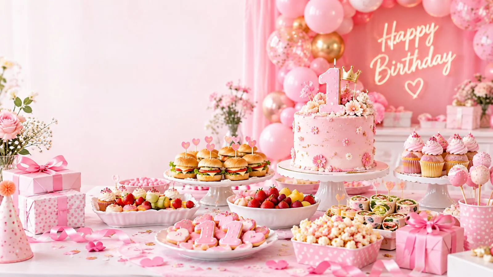 Pink Birthday Party Ideas
